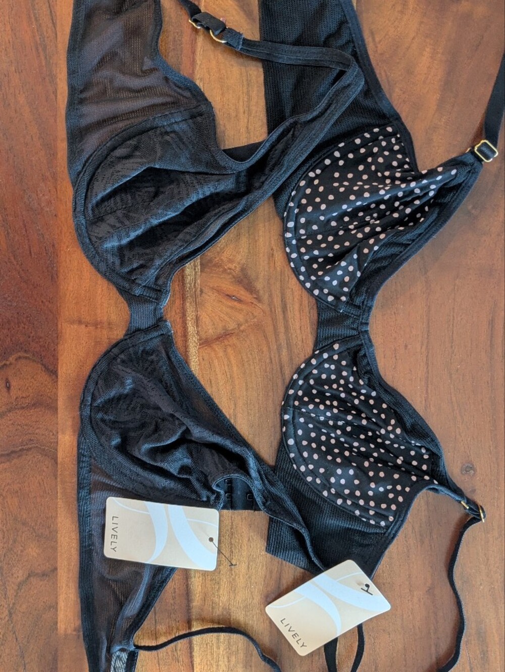 Lively Bralettes Bundle Unlined With Underwire NWT 36A